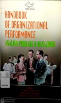 Handbook of organizational performance: analisis perilaku & manajemen