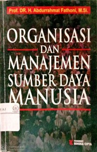 Organisasi & manajemen sumber daya manusia