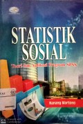 Statistik sosial : teori dan aplikasi SPSS