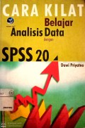 Cara kilat belajar analisis data dengan spss 20