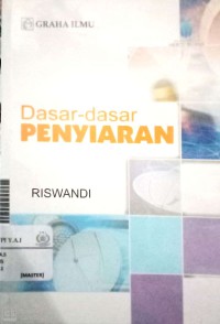 Dasar-dasar penyiaran