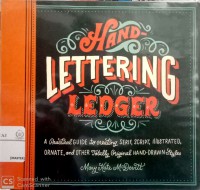 Hand Lettering Ledger