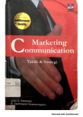 Marketing Communication : taktik & strategi