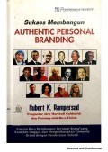 Sukses membangun authentic personal branding