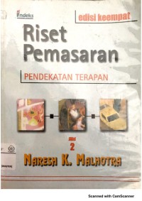 Riset pemasaran : pendekatan terapan Jilid 2