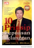 10 prinsip kepuasan pelanggan